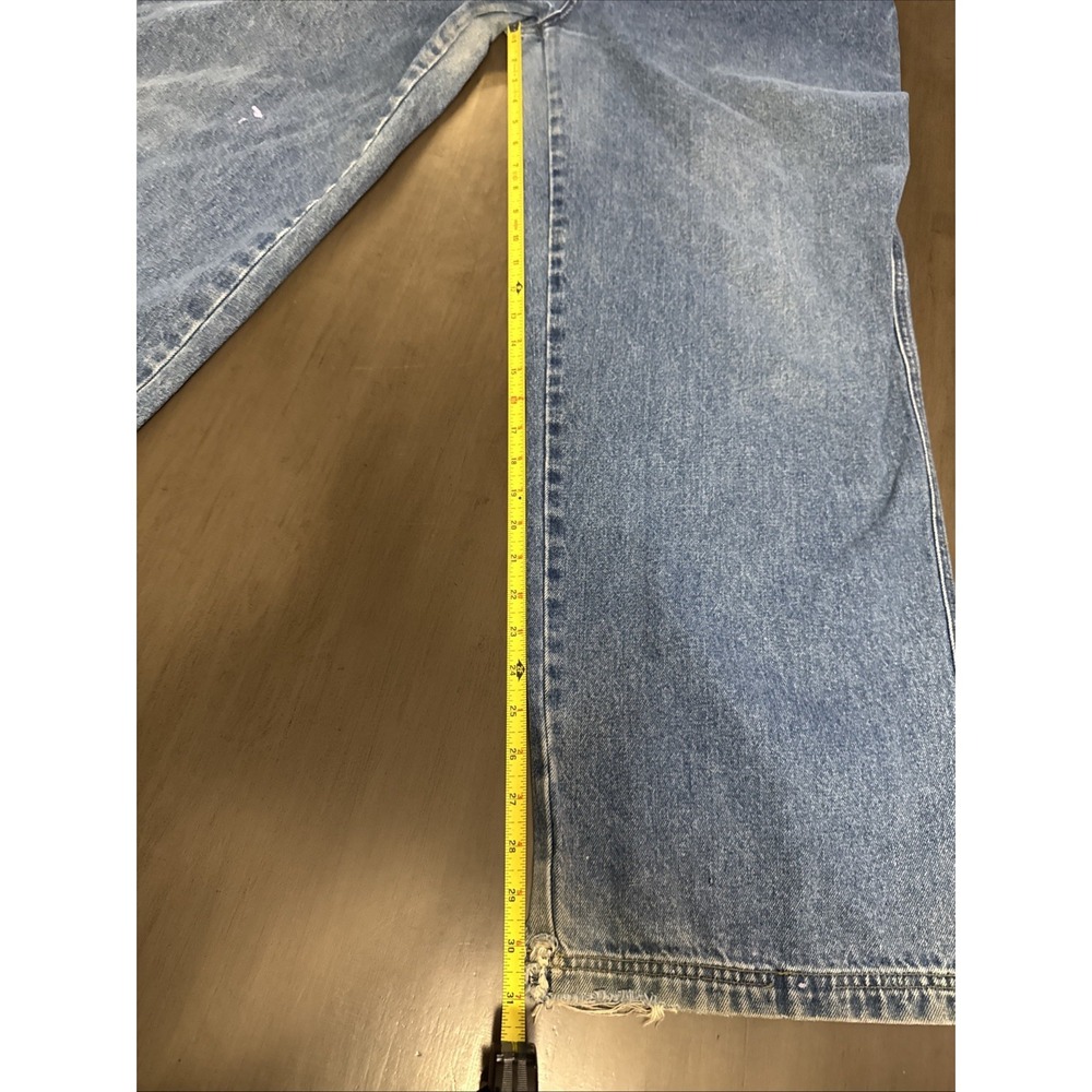 OTB Carpenter Wide Baggy Denim Jeans Men Skater Grunge Vintage JNCO Style 36x31 - Picture 6 of 16